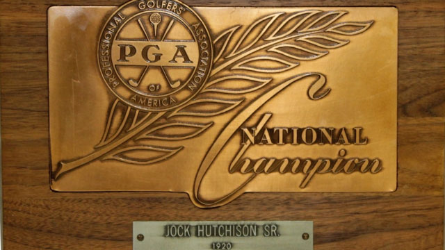 1920 Jock Hutchison Memorabilia presented in a PGA Championship-themed PGA REACH Collection Auction
