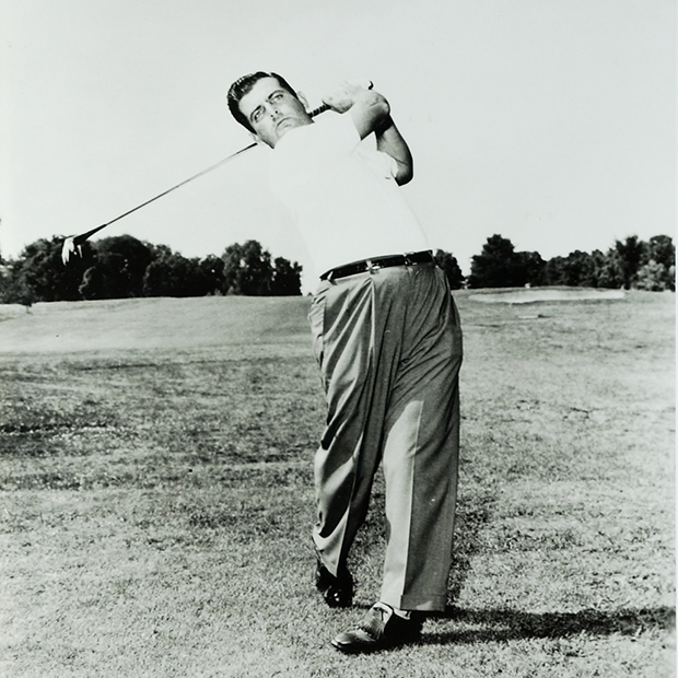 Lionel Herbert at the 1957 PGA Championship.
