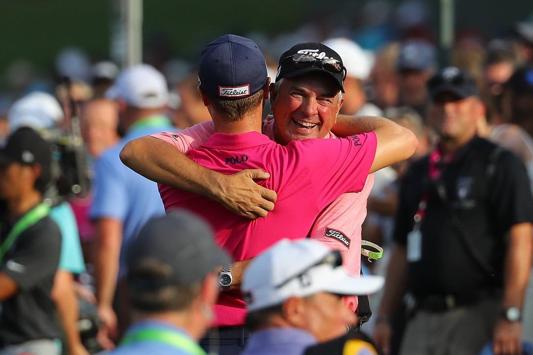 Justin Thomas writes touching tribute to his father after PGA Championship win
