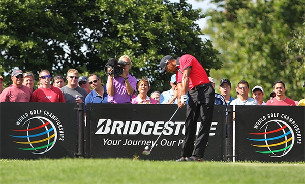 Tiger Woods at the Bridgestone Invitational