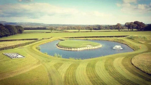 Real Madrid star Gareth Bale has replica of TPC Sawgrass's iconic 17th in back yard