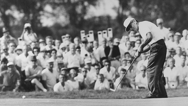 Jerry Barber at the 1961 PGA Championship.