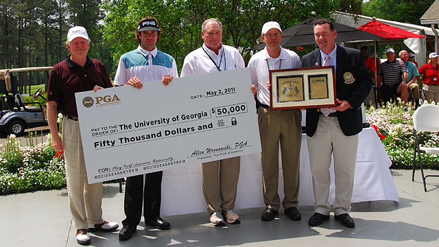 Watson gives $50K to UGA for Play Golf America University Program