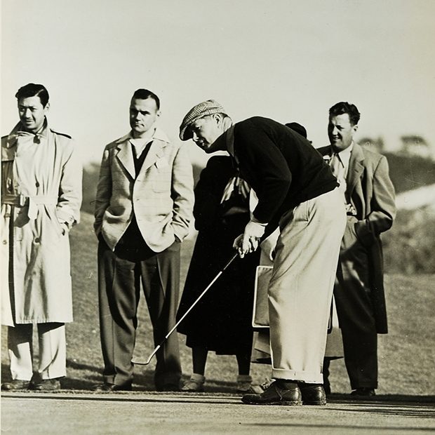 Byron Nelson at the 1945 PGA Championship.