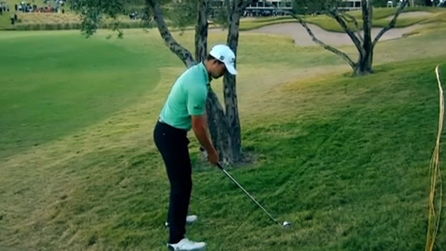 Here's how to wrap a hook shot around a tree to save a stroke like Patrick Cantlay did to win the Shriners Open