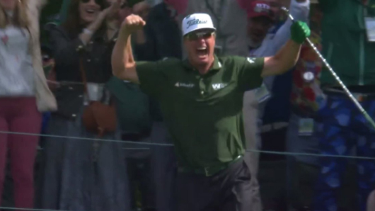 Masters 2018: Charley Hoffman scores an ace on par-3 16th hole