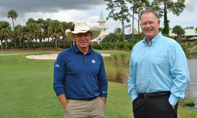 PGA Golf Club Director of Agronomy Dick Gray receives TurfNet Superintendent of the Year award