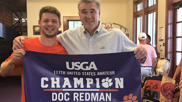 Doc Redman, the U.S. Amateur champ, set to be the next Clemson golfer to play the Masters