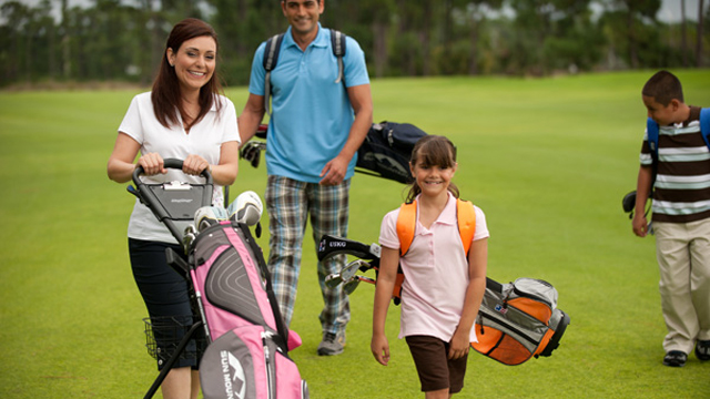 Have fun, play golf with your family during Family Golf Month