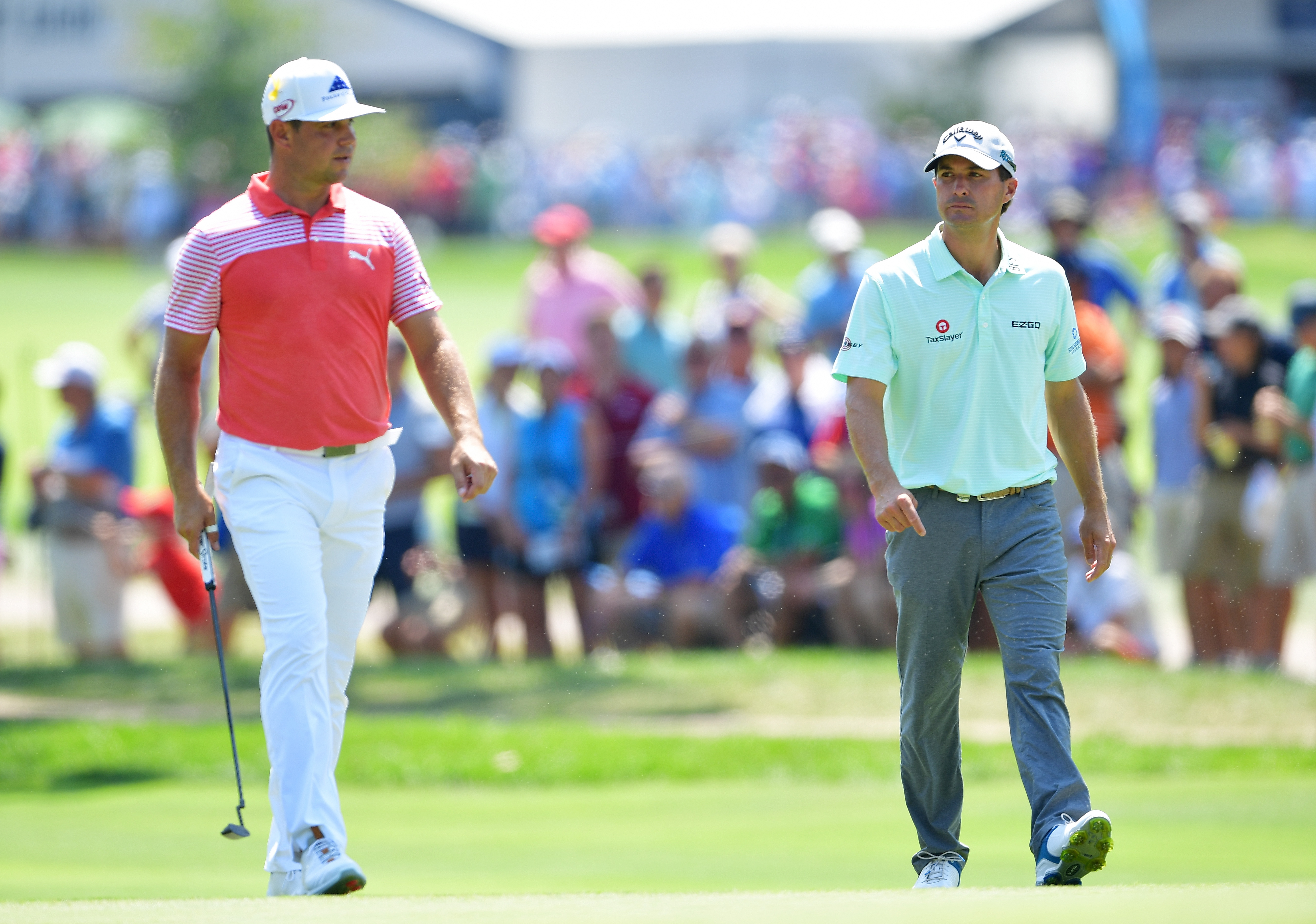 Gary Woodland and Kevin Kisner were paired together and torched Bellerive together