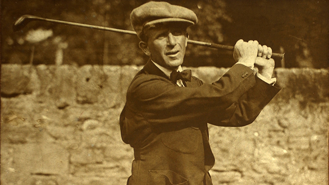 Jock Hutchison, Sr. at the 1920 PGA Championship.