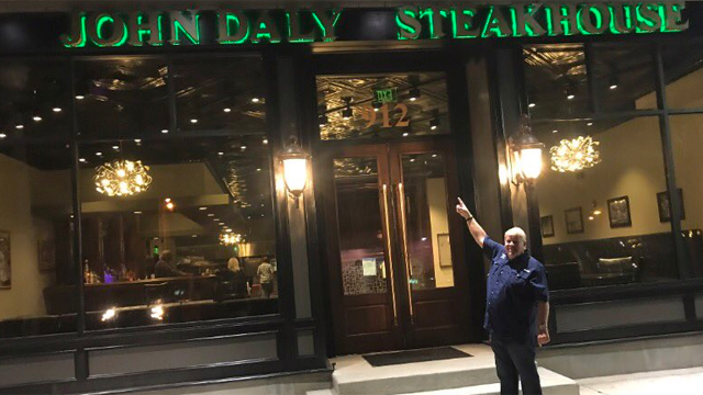 John Daly opens steakhouse bearing the two-time major winner's name in Arkansas