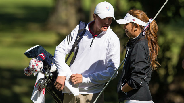 United States team holds slim lead on Day 1 of 2012 Junior Ryder Cup