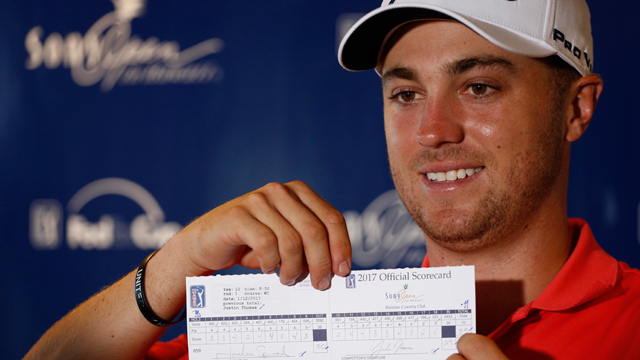 One year ago, Justin Thomas became youngest player in Tour history to shoot 59