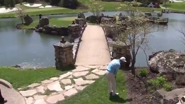Jesper Parnevik just made one of the greatest pars in golf history