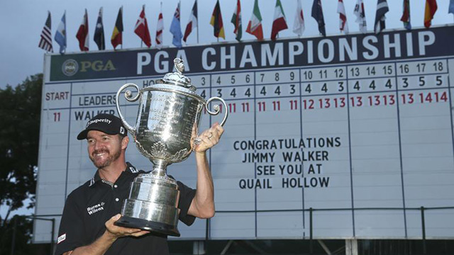 PGA Championship: Jimmy Walker delivers on Butch Harmon's promise of a major