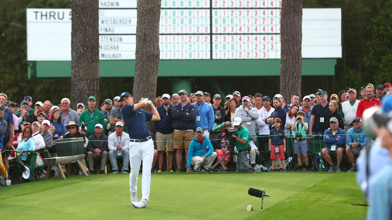 Masters 2018: Jordan Spieth surges to the top of the leaderboard