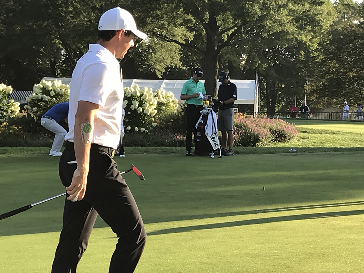 Rory McIlroy at the 100th PGA Championship.