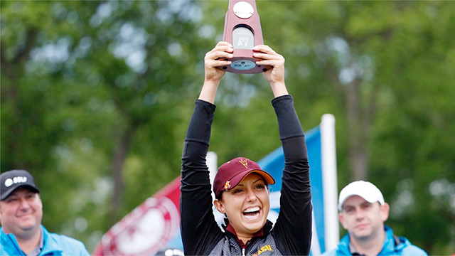 Arizona State's Monica Vaughn wins NCAA women's golf title