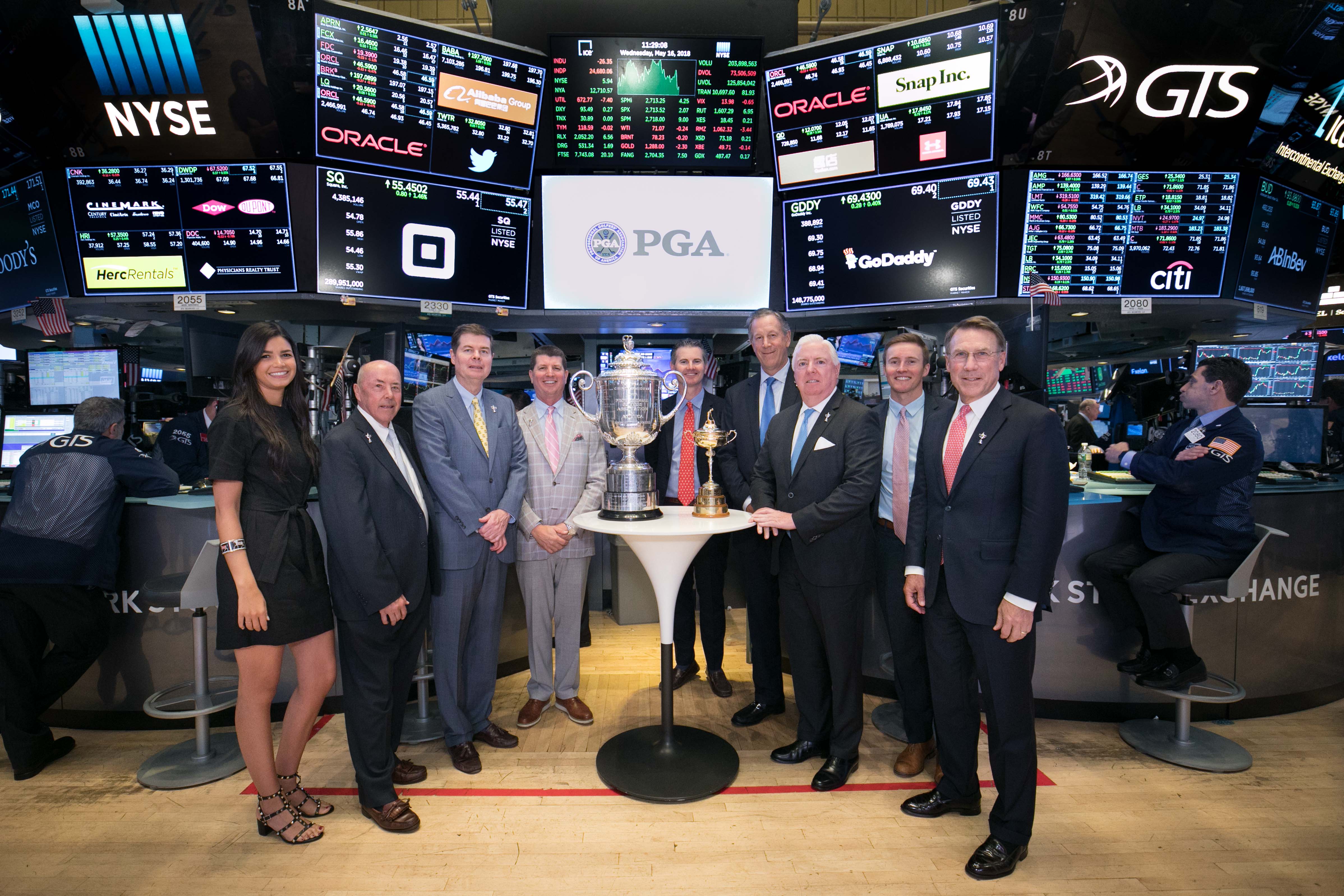 Wanamaker Trophy, Ryder Cup take on New York Stock Exchange experience