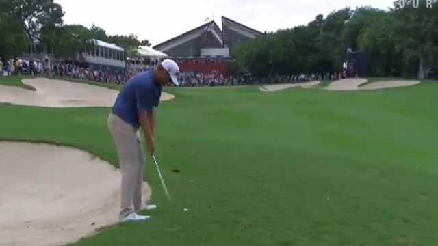 Forced to stand closer to the ball than you'd like? Here's how to pull off the shot anyway like Patton Kizzire did on Sunday