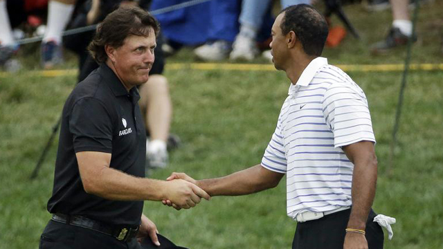 Tiger Woods and Phil Mickelson improve relationship with age