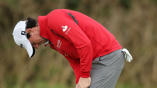 Hard slog for McIlroy at British Open