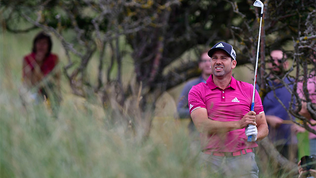 Sergio Garcia learned the hard way not to mess with the Royal Birkdale shrubbery