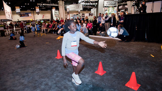 Junior Clinic highlights fitness component potential with the PGA Sports Academy