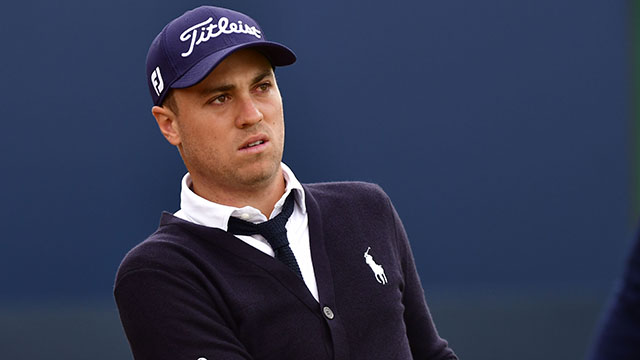 Justin Thomas, living every golfer’s frustration, cards a 9 on 6th hole of the Open Championship 