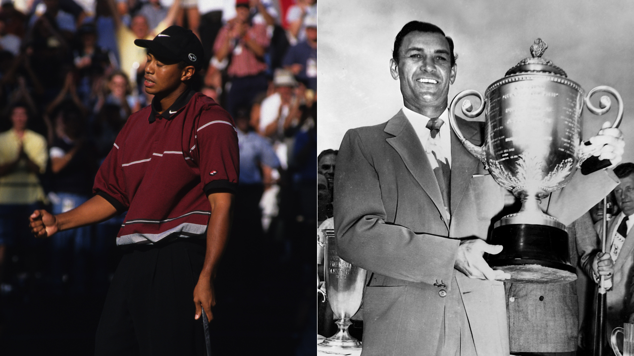 100th PGA: Tiger Woods' 1999 win vs Ben Hogan's 1948 win