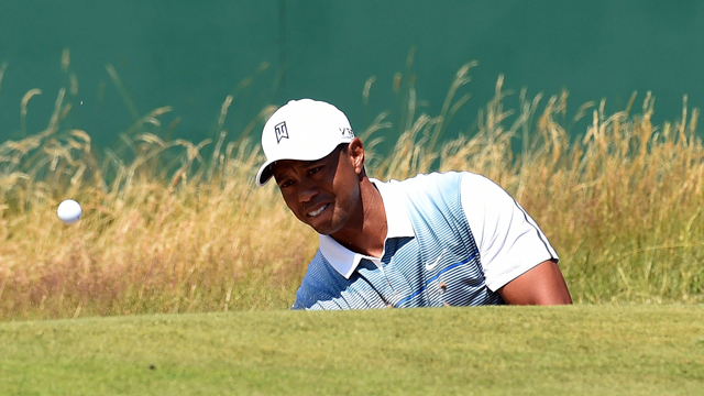 Woods returns to majors with a 69 at Open Championship