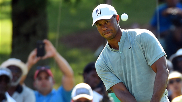 Tiger Woods, Justin Rose share Tour Championship lead heading into weekend
