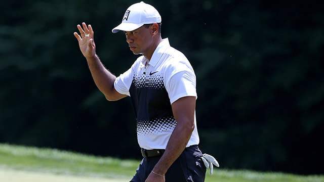 How Tiger Woods did with his new mallet putter at the Quicken Loans National
