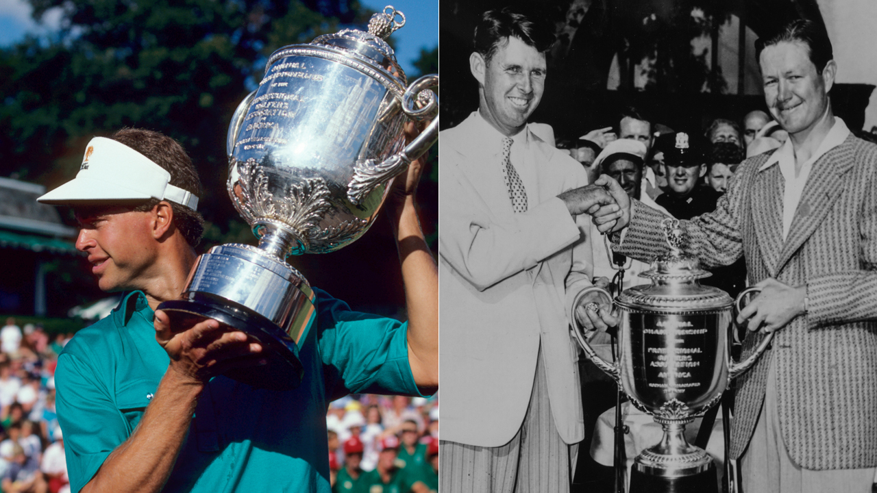 100th PGA: Bob Tway's 1986 win vs. Byron Nelson's 1945 win