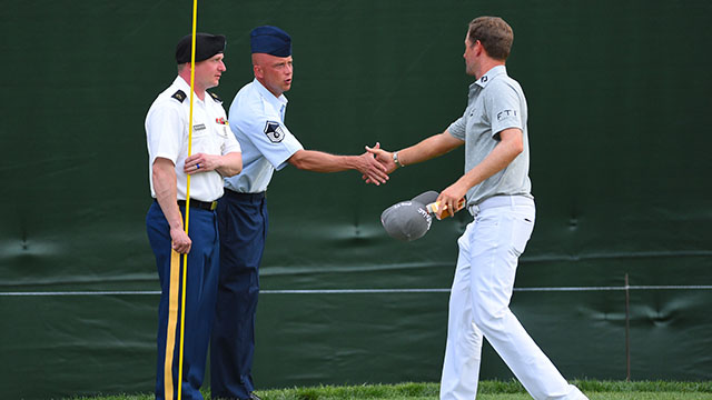 Red-hot Webb Simpson shoots 9-under for early lead at A Military Tribute at The Greenbrier