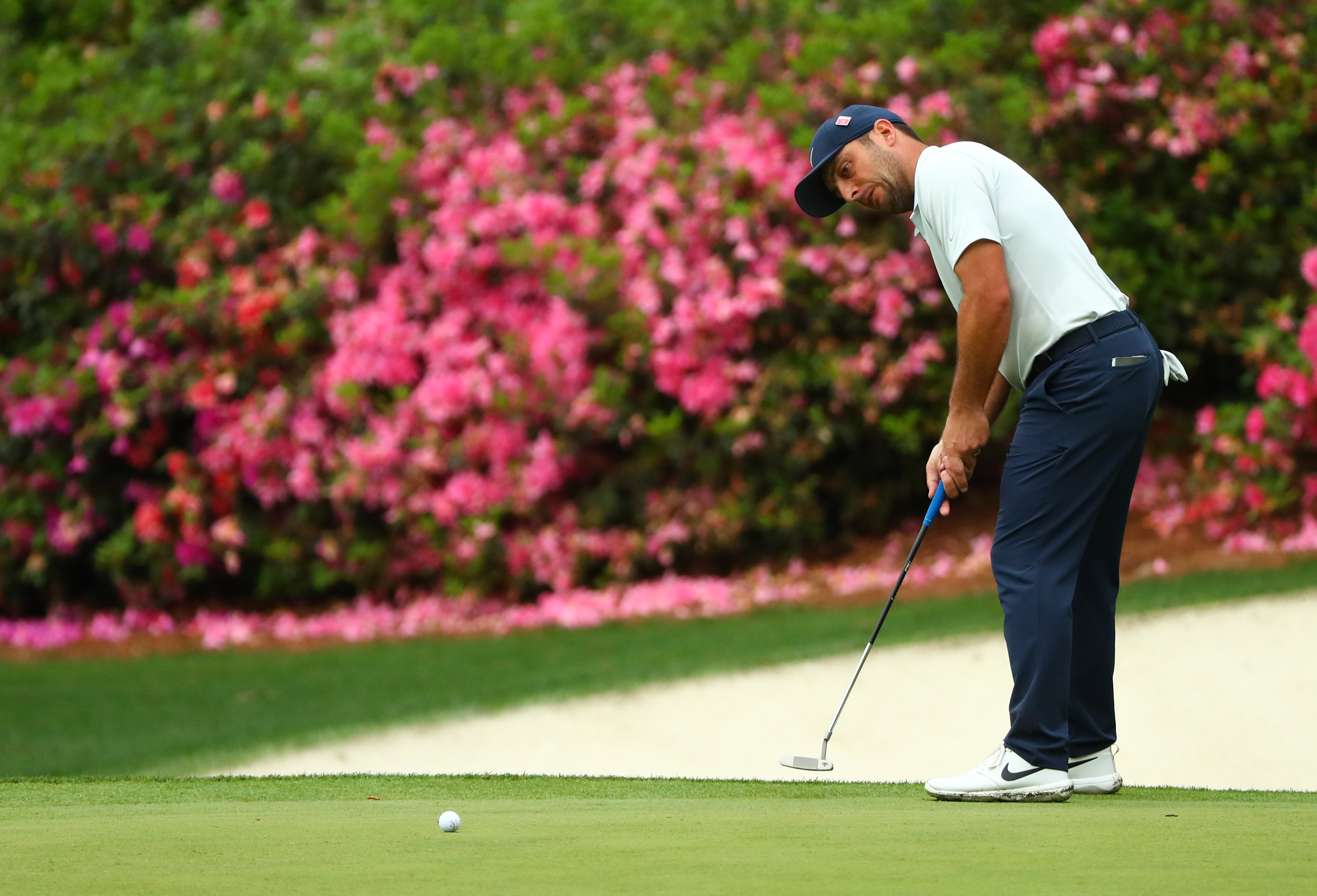 Steady for so long, Francesco Molinari's wet miscues cost him Masters