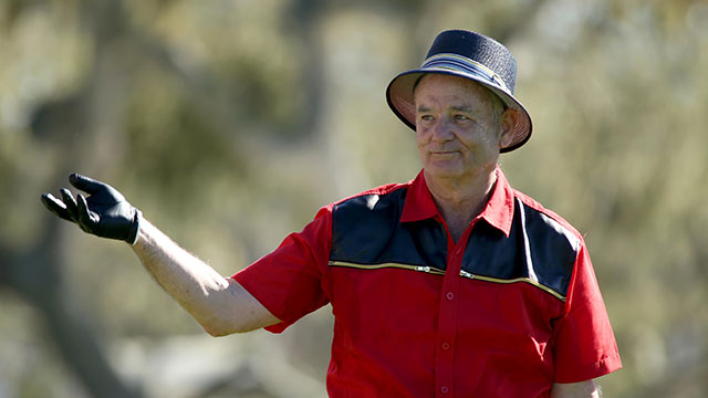 Bill Murray still draws a golf crowd