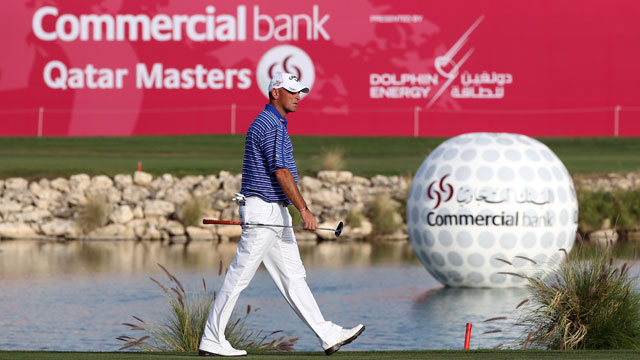 Late birdie run boosts Bjorn to lead after three rounds at Qatar Masters