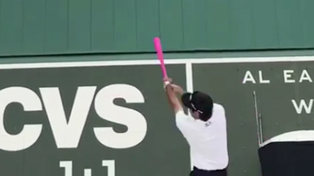 Bubba Watson hits home run over Fenway Park's Green Monster... sort of