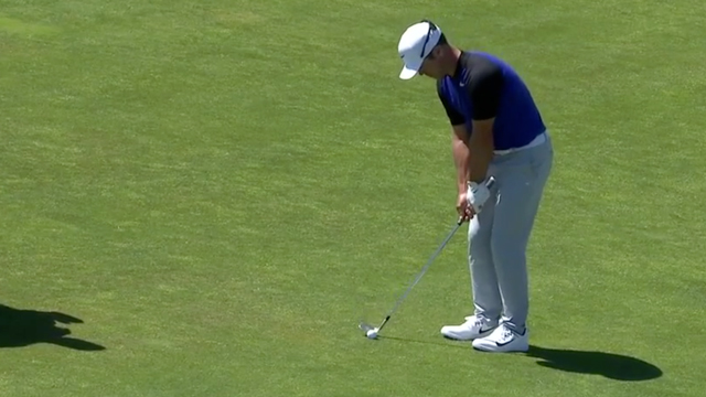 WATCH: Paul Casey chips in for eagle to start US Open