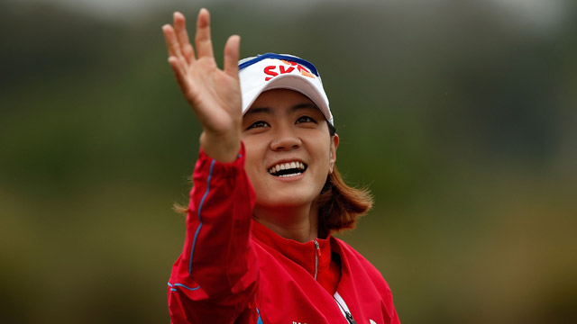Choi excels on course and off it as well, as she masters English language