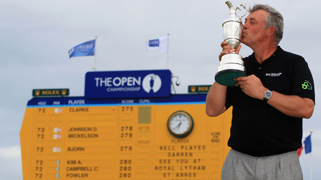 European Tour Notebook: Clarke is Golfer of Month for British Open win