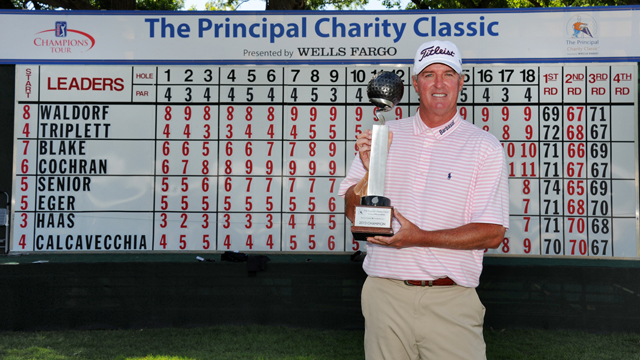 Cochran wins Principal Charity by one over Blake, fourth senior title