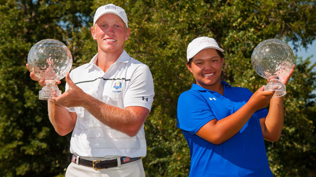Brad Dalke and Elizabeth Wang win playoffs at Junior PGA Championship