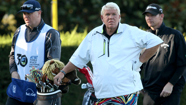 John Daly has lowest opening round in 10 years, 1 back at Pebble Beach