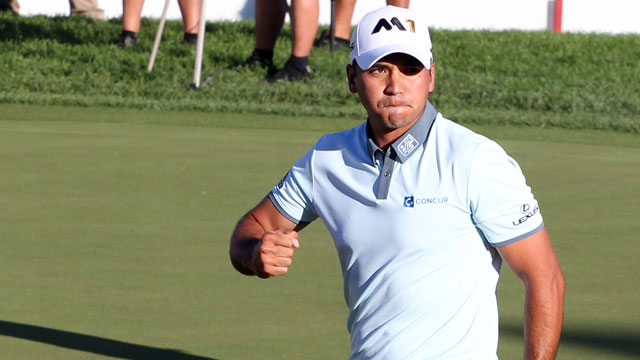 Jason Day cools off just a bit, leads BMW Championship by six shots