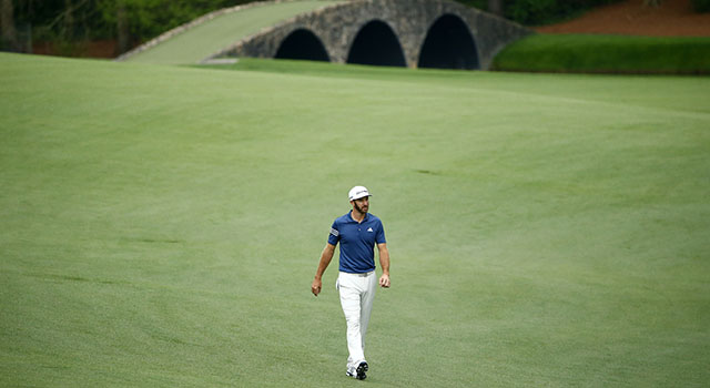 World No. 1 Dustin Johnson injures back falling down stairs, hopes to play in Masters