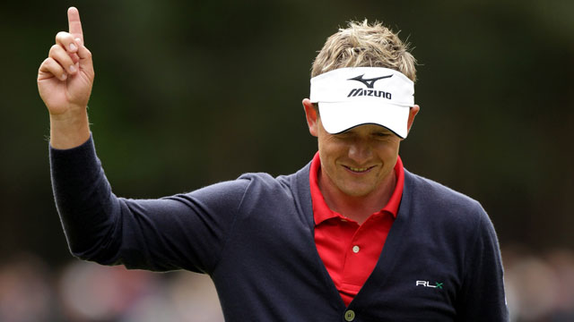 Donald races into BMW PGA lead with 64 at damp, soggy Wentworth