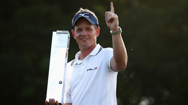 Donald edges Westwood in playoff to win BMW PGA, take over as No. 1